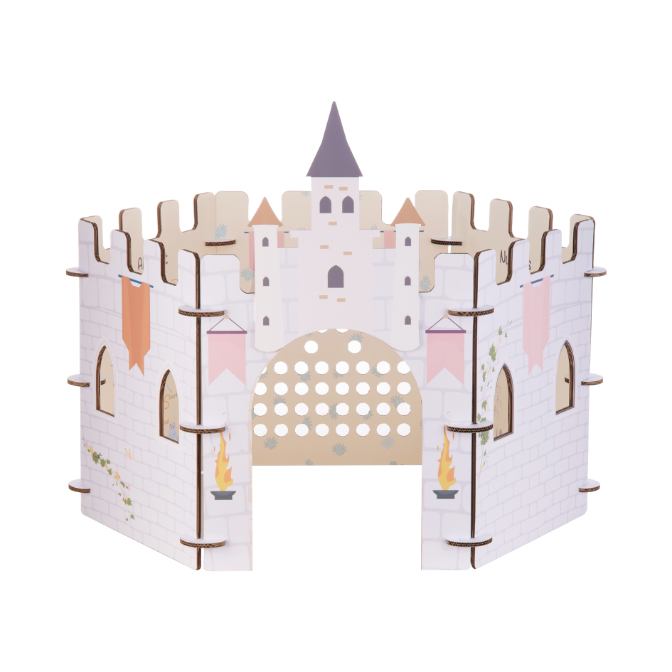 Interactive Cardboard Playscreen - The Fairytale Castle